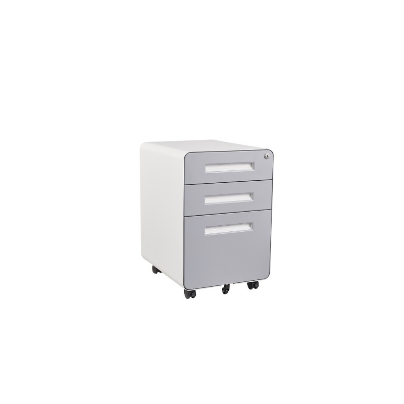 Under Table Cabinet Manufacturer - 2 Drawers Steel Mobile Storage