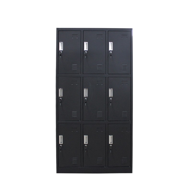 Steel Locker Manufacturer - 9 Doors Customized Colors Office