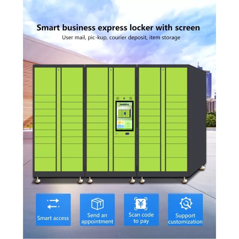 Steel Smart Locker Manufacturer - Facial Recognition Community Gym