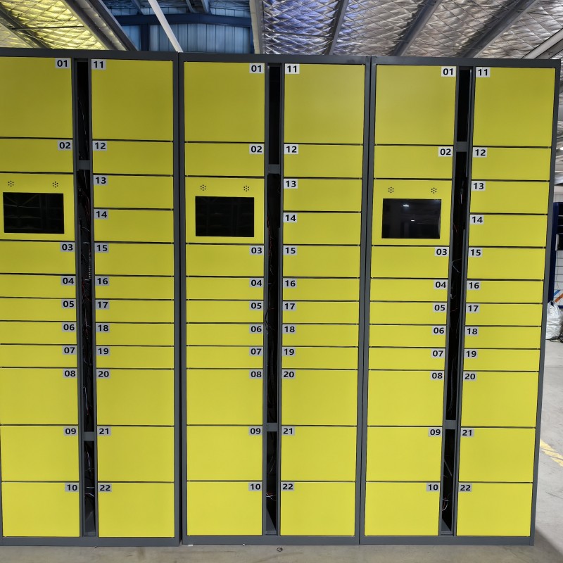 Steel Express Locker Manufacturer - Display Screen Touch Scan