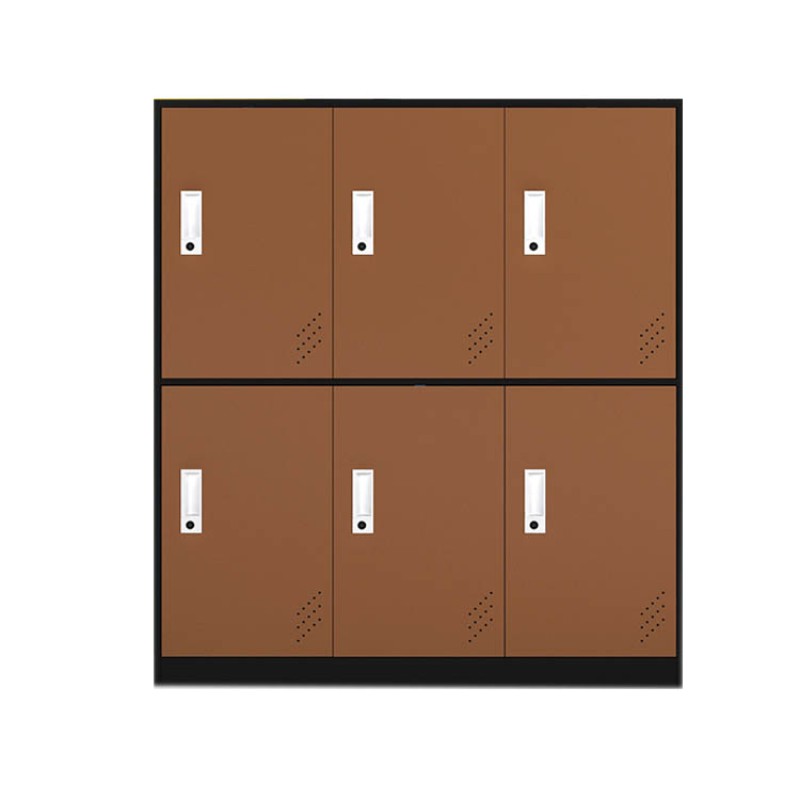 Mini Steel Locker Manufacturer - Customized Blue 6 Doors