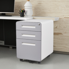 Under Table Cabinet Manufacturer - 2 Drawers Steel Mobile Storage