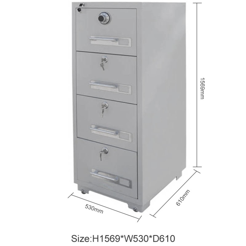 Metal File Cabinet Manufacturer - Saving Space 4-Drawer Lateral