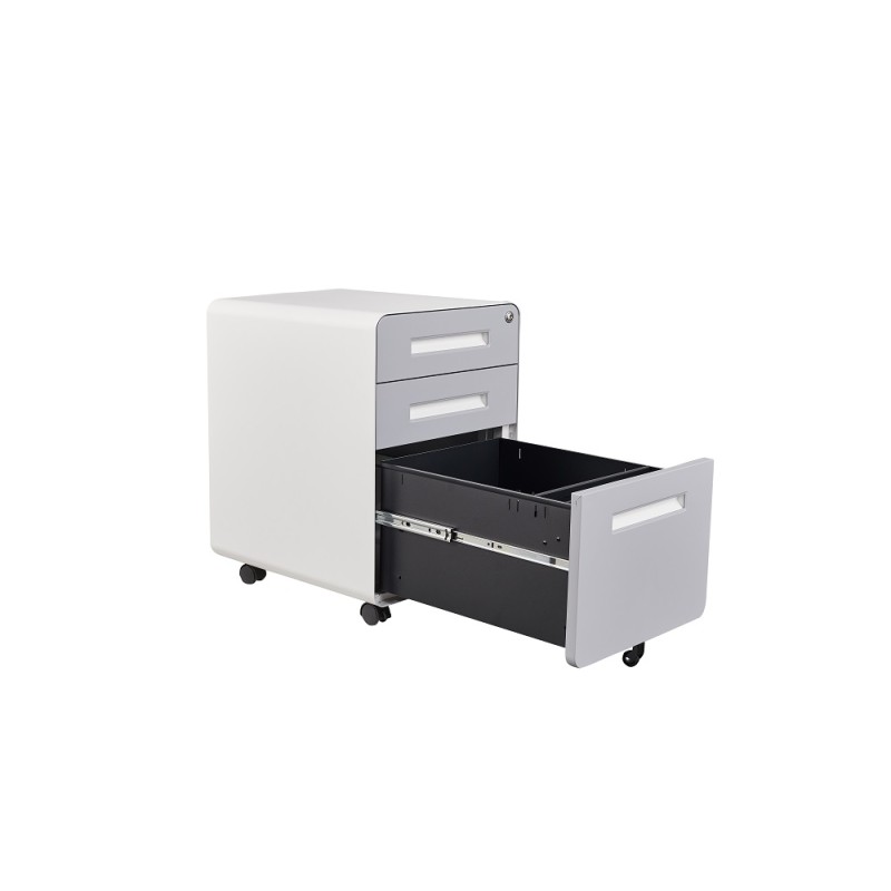 Under Table Cabinet Manufacturer - 2 Drawers Steel Mobile Storage