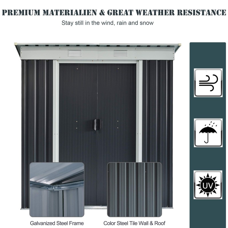 Garden Shed Manufacturer - Wholesale Sloping Roof Metal