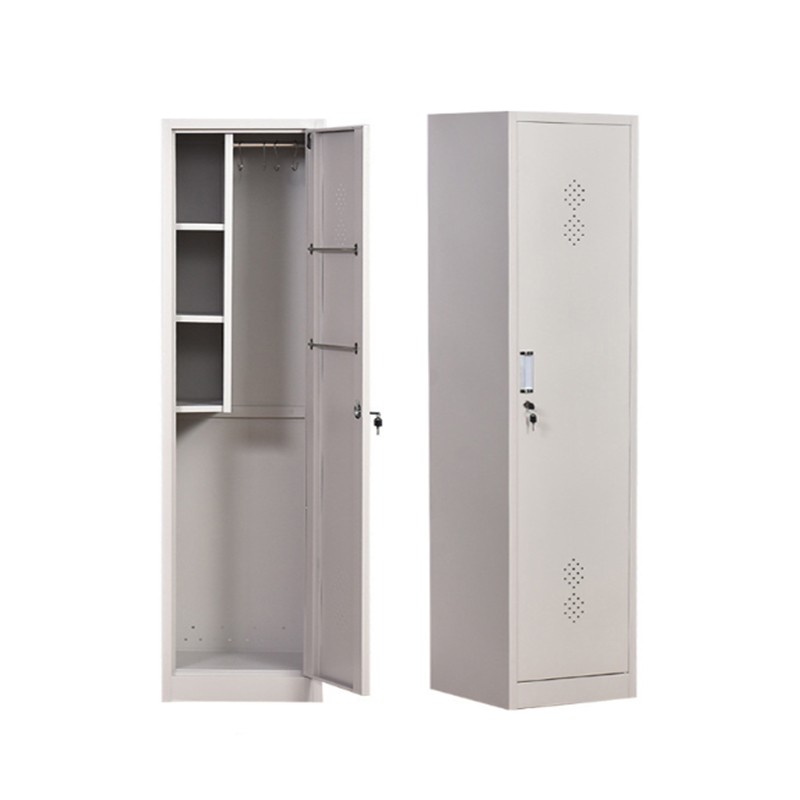 Metal Cupboard Manufacturer - Modern Four-Door Steel with Locks