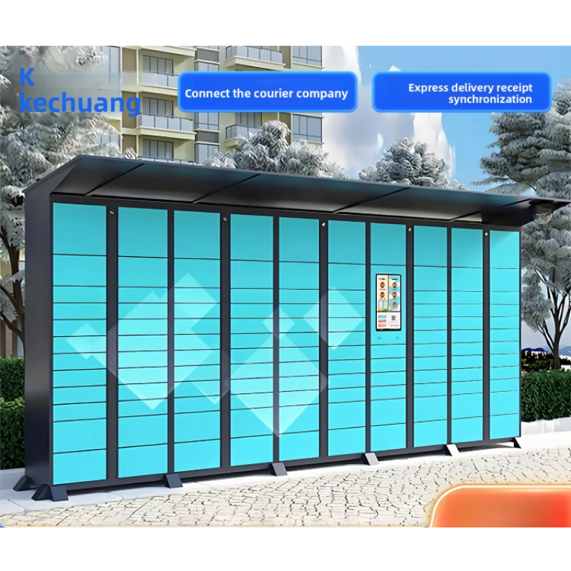 Steel Storage Locker Manufacturer - Touch Screen Facial Recognition Outdoor