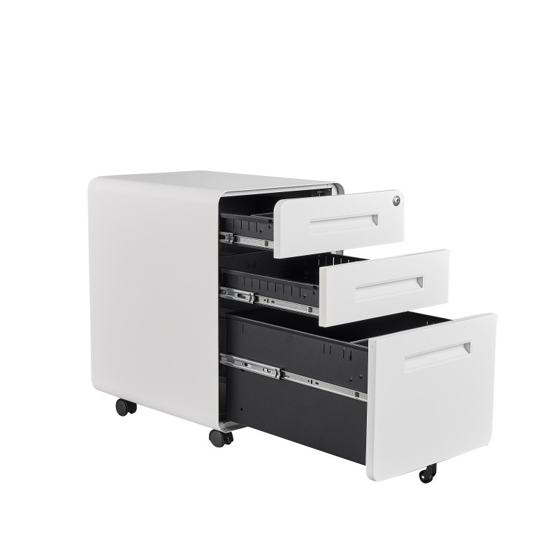 Metal File Cabinet Manufacturer - Anti-tilt Protection 3-Drawer