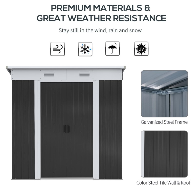 Tool Shed Manufacturer - Customize Backyard Steel Waterproof