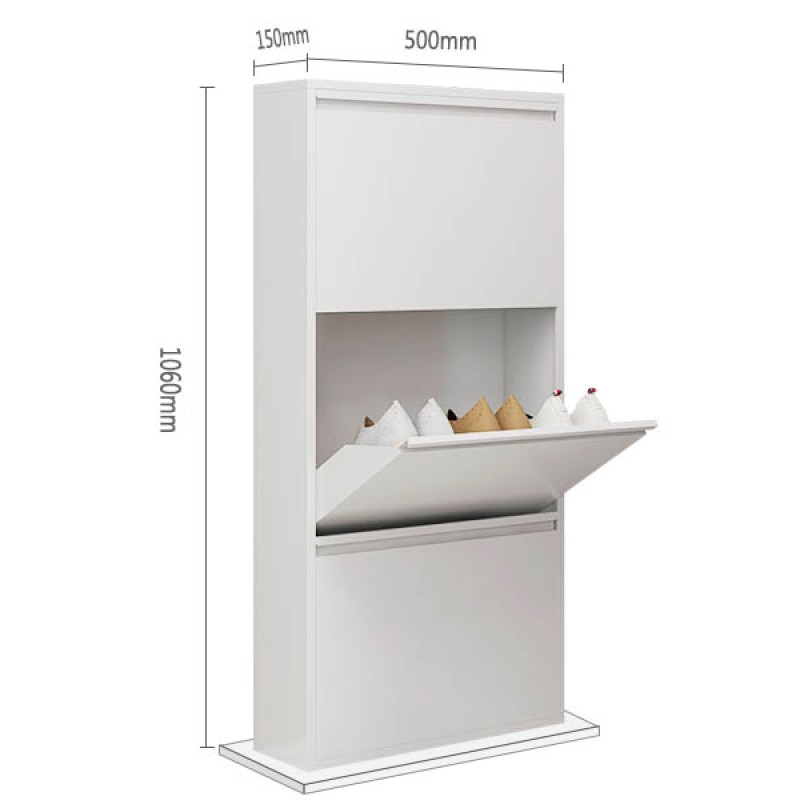 Industrial TV Cabinet Manufacturer - Morden 3 Doors Media Steel