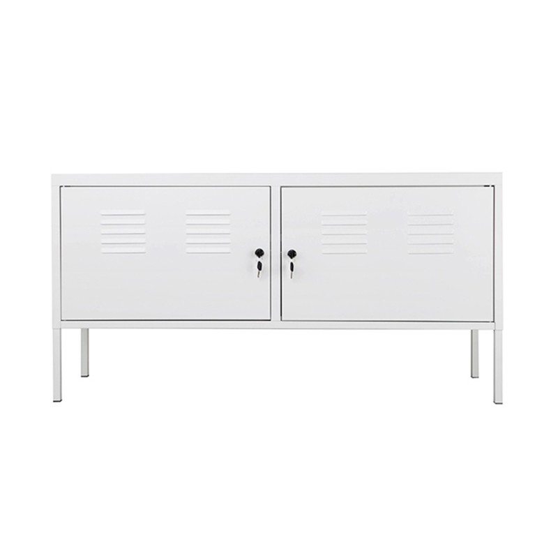 Storage Cabinet Manufacturer - Metal 2 Doors 4 Shelves Lockable