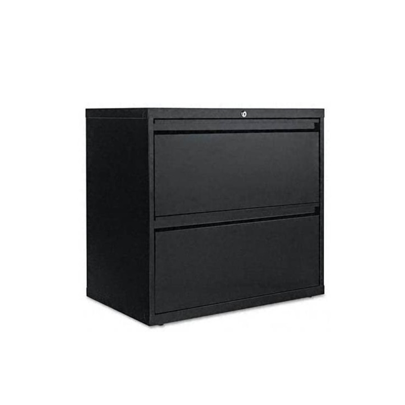 Professional Cabinet Manufacturer - Black Steel 2 Doors 3 Drawers