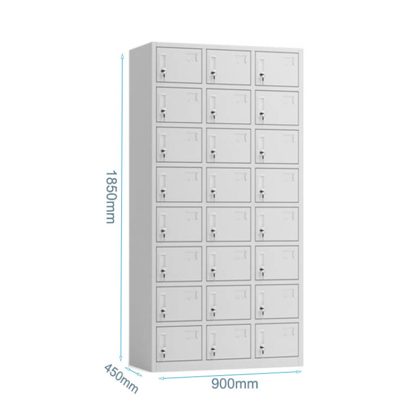 Steel Locker Manufacturer - 24 Door Gym Storage Multi-Door