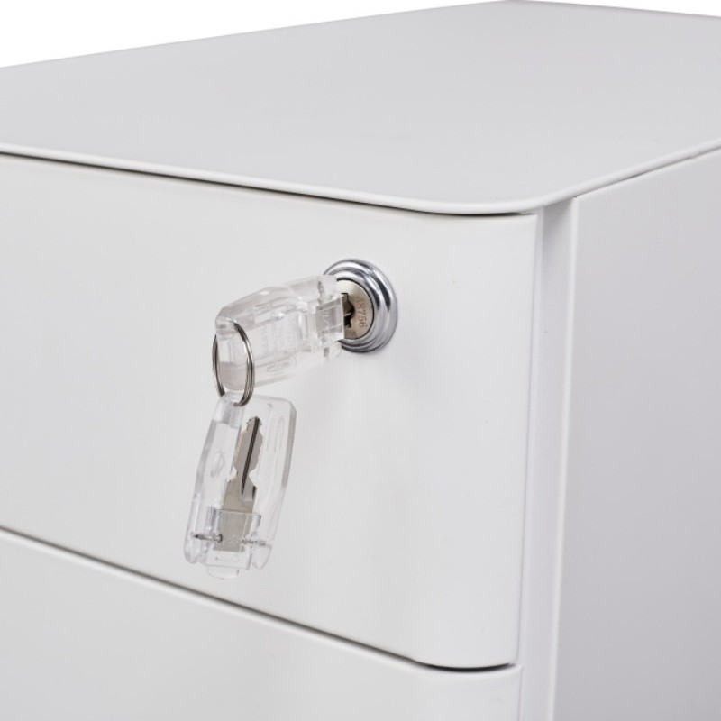 Steel Storage Cabinet Manufacturer - Anti-tilt Protection 2-Drawer
