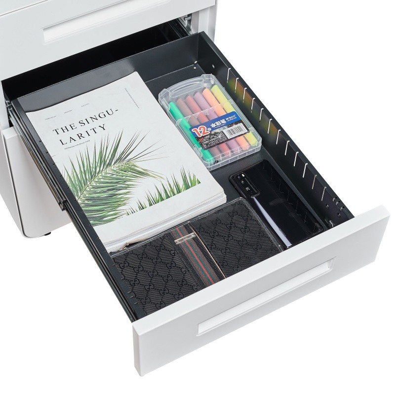 Metal File Cabinet Manufacturer - Anti-tilt Protection 3-Drawer