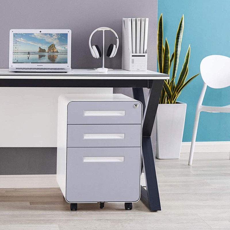 Mobile Cabinet Manufacturer - Factory Sales 3 Drawers Under Desk