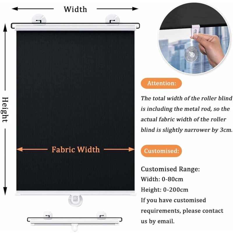 Window Shades Manufacturer - Cordless Retractable Roller Thermal Blinds