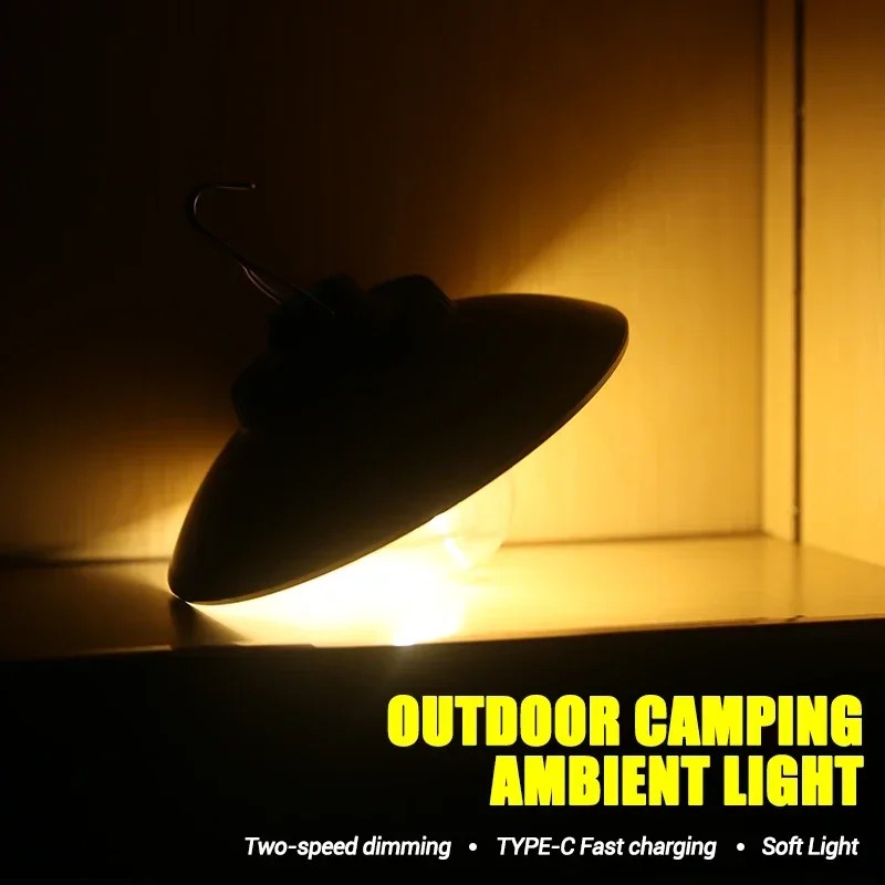 LED Camping Light Manufacturer - Retro Warm Atmosphere Tent Lantern