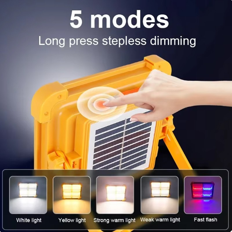 Camping Lantern Manufacturer - Solar Rechargeable LED with Magnet Power Bank