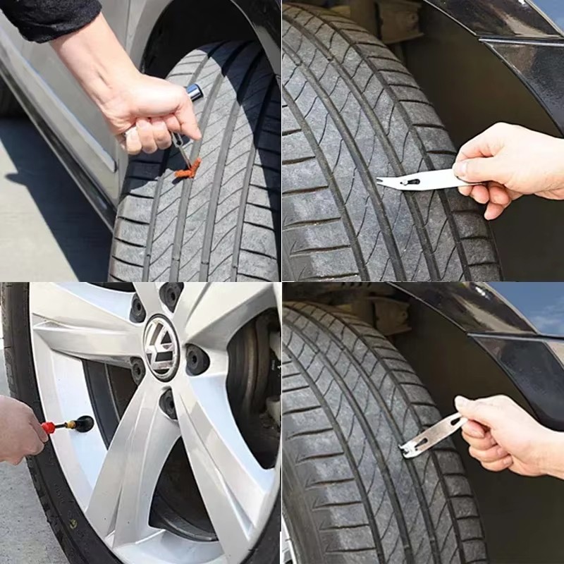 Tire Repair Kit Manufacturer - Emergency Vacuum Repair with Metal Strip