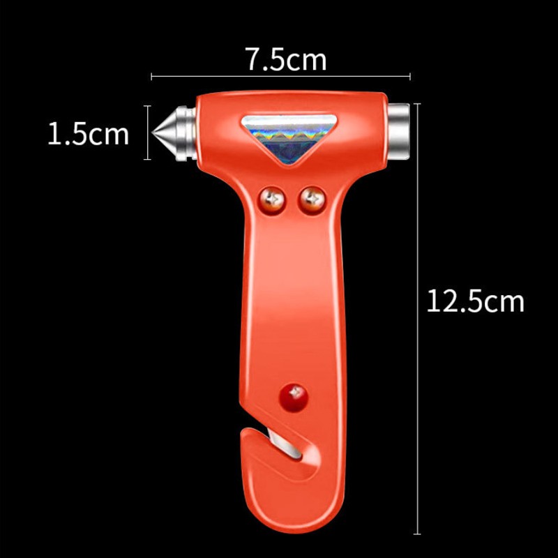 Emergency Hammer Manufacturer - 2 in 1 ABS Metal Window Breaker Tool