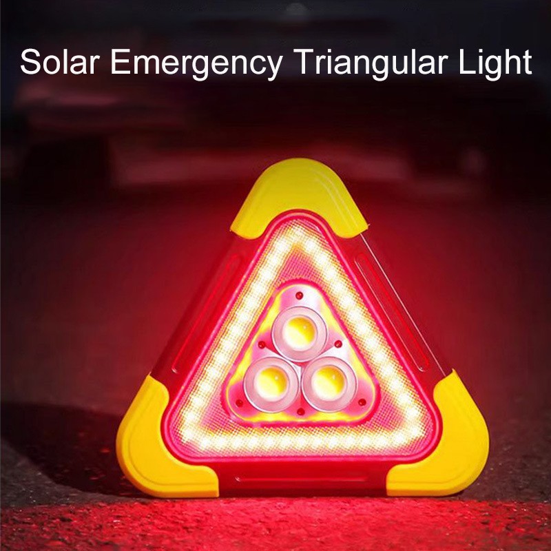 Roadside Light Manufacturer - 2-IN-1 Solar Emergency Triangular Warning