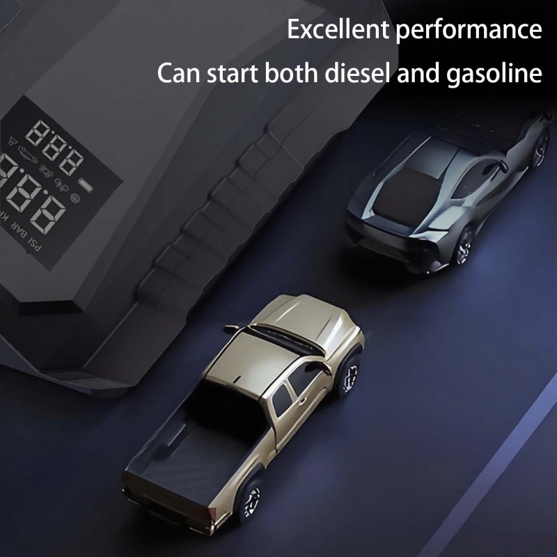 Car Jump Starter Manufacturer - Digital Display Emergency Start Power Supply