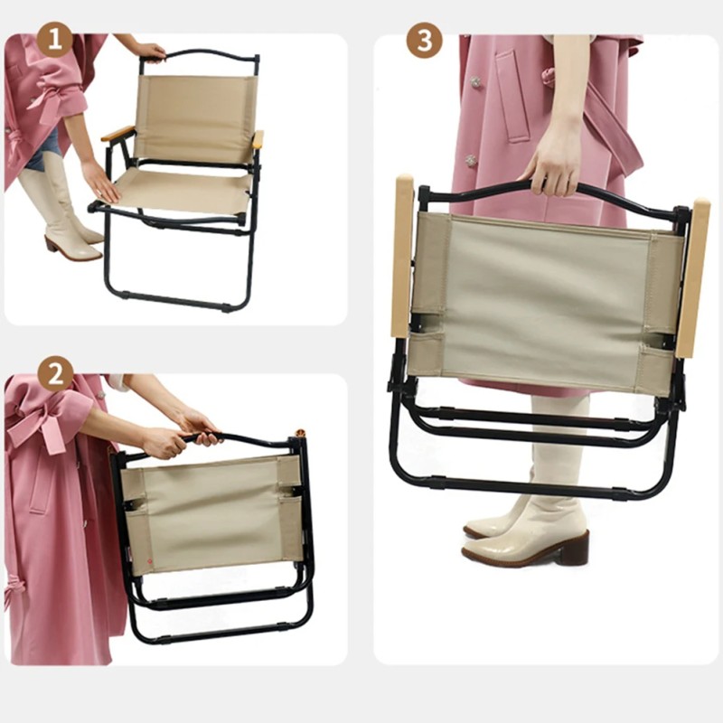 Camping Chair Manufacturer - Durable 6000D Oxford Cloth Portable