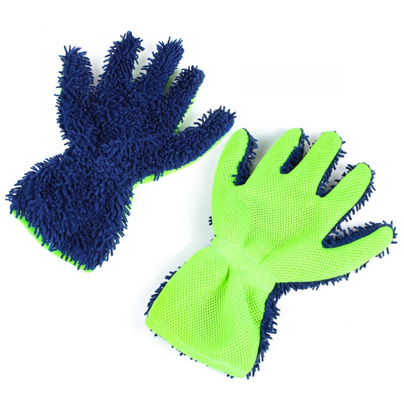 Car Wash Sponge Factory - Portable Coral Chenille Clean Glove
