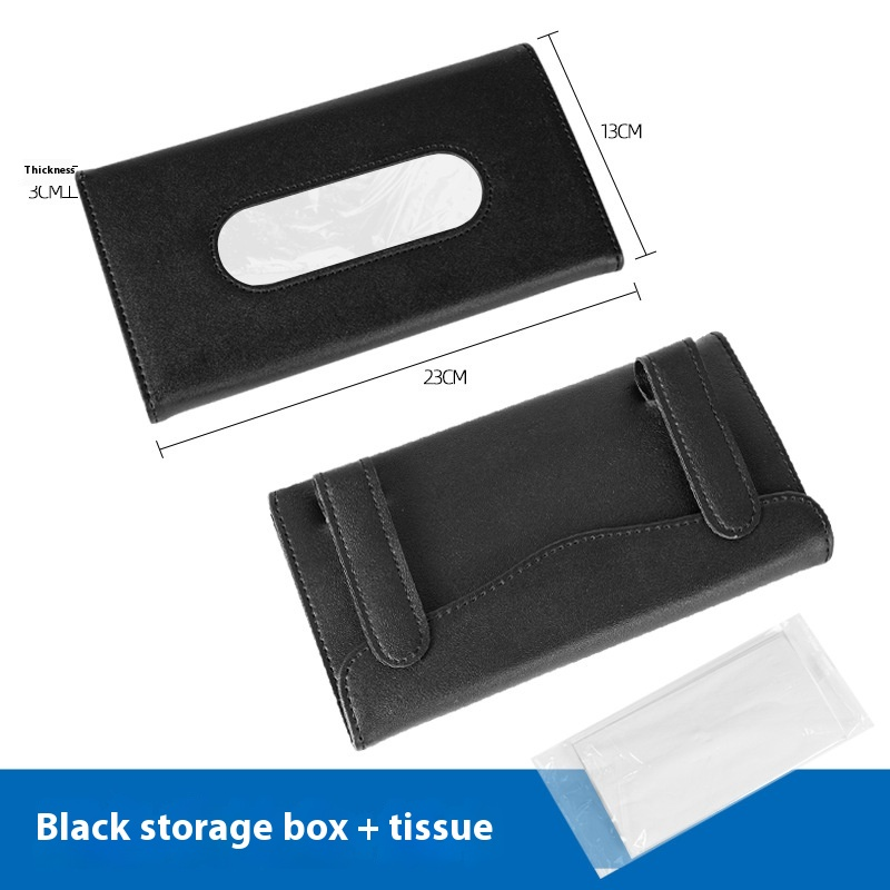 Car Tissue Box Factory - Sun Visor Backseat Hanging Storage