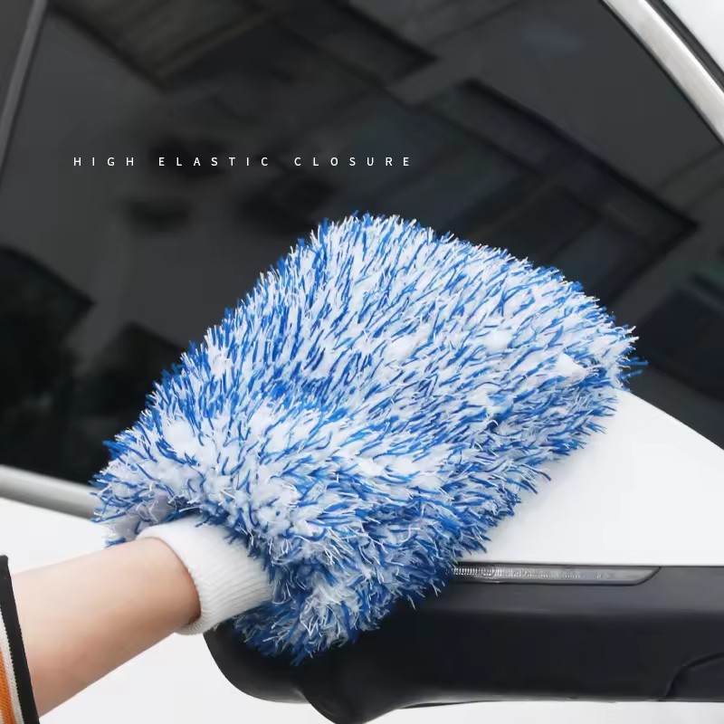 Car Wash Gloves Manufacturer - Chenille Microfiber Cleaning Set