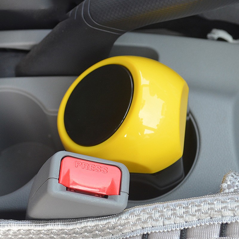 Car Trash Bin Manufacturer - Geometric Shape ABS Push Cover