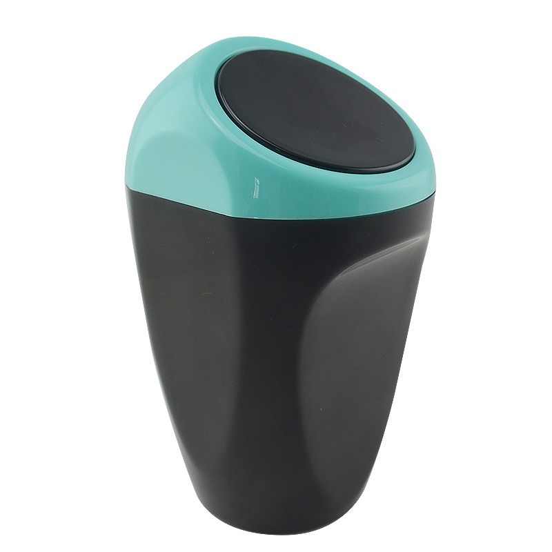 Car Trash Bin Manufacturer - Geometric Shape ABS Push Cover