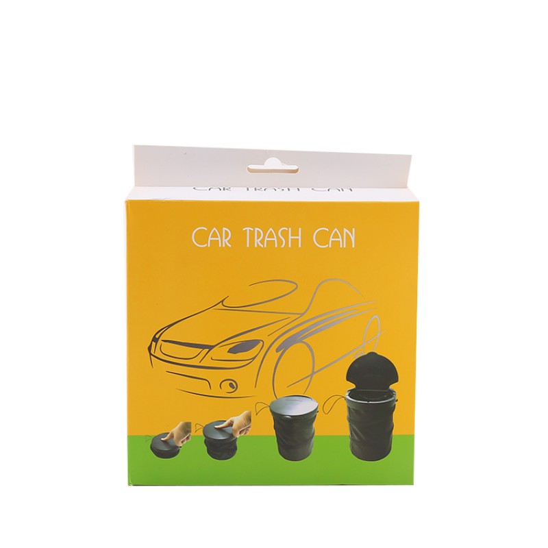 Car Trash Bin Manufacturer - Foldable Polyester Litter Can with Lid