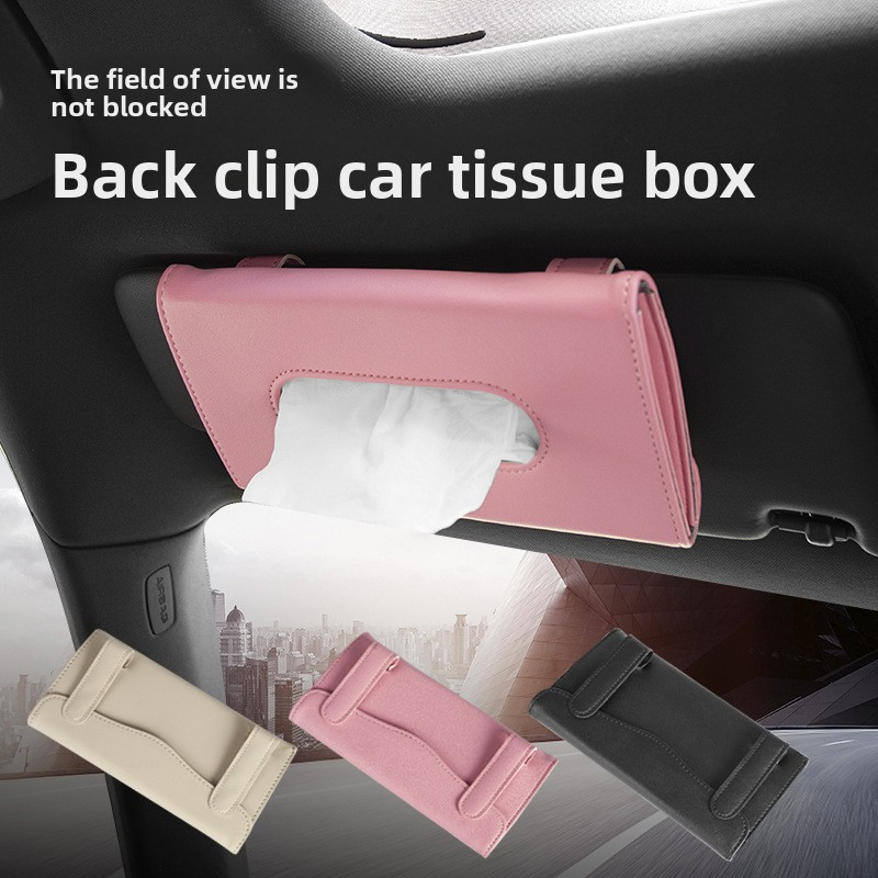 Car Tissue Box Factory - Sun Visor Backseat Hanging Storage