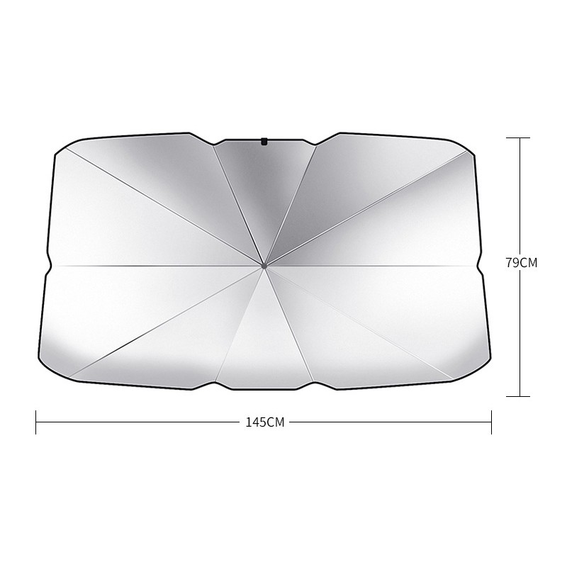 Car Sunshade Factory - 145x79cm Windshield Insulation Umbrella