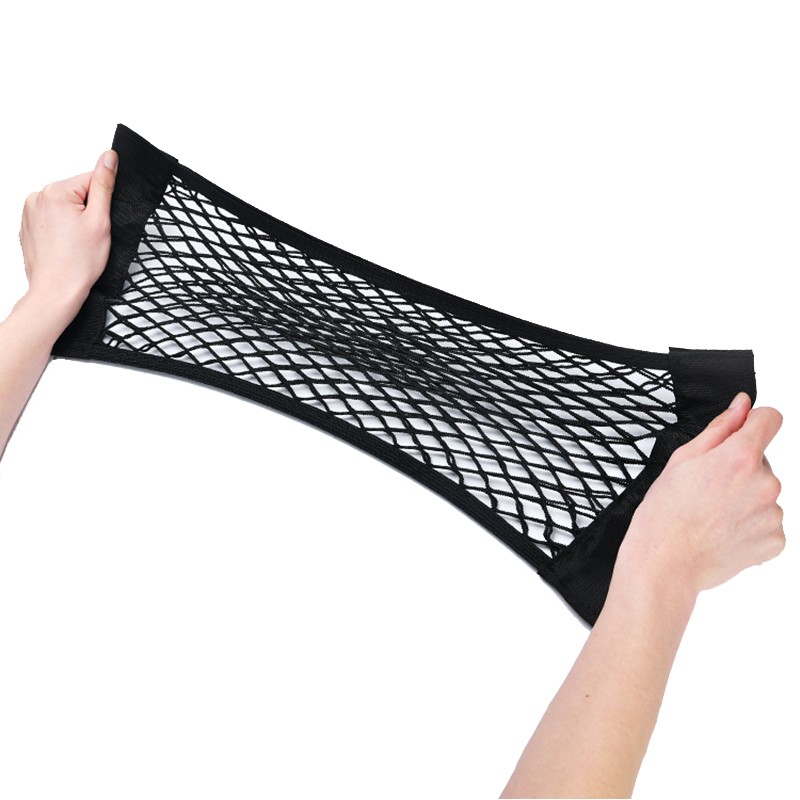Car Storage Net Factory - 60x25cm Elastic Magic Sticker Bag