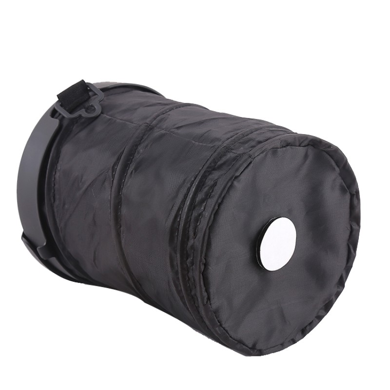 Car Trash Bin Manufacturer - Foldable Polyester Litter Can with Lid