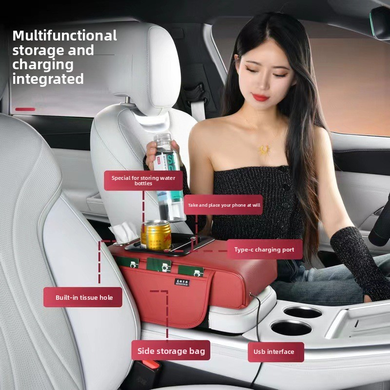 Car Armrest Box Factory - Multi Function Phone Cup Tissue