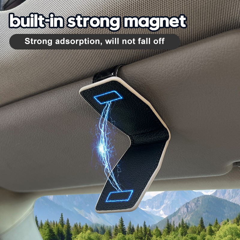 Car Glasses Clip Manufacturer - Universal Sun Visor Magnetic Holder