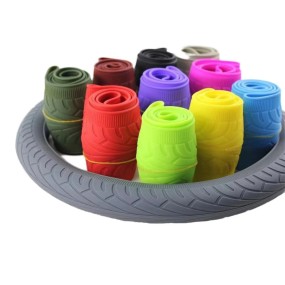 Steering Wheel Cover Manufacturer - Sports Tire Texture Silicone Anti-slip