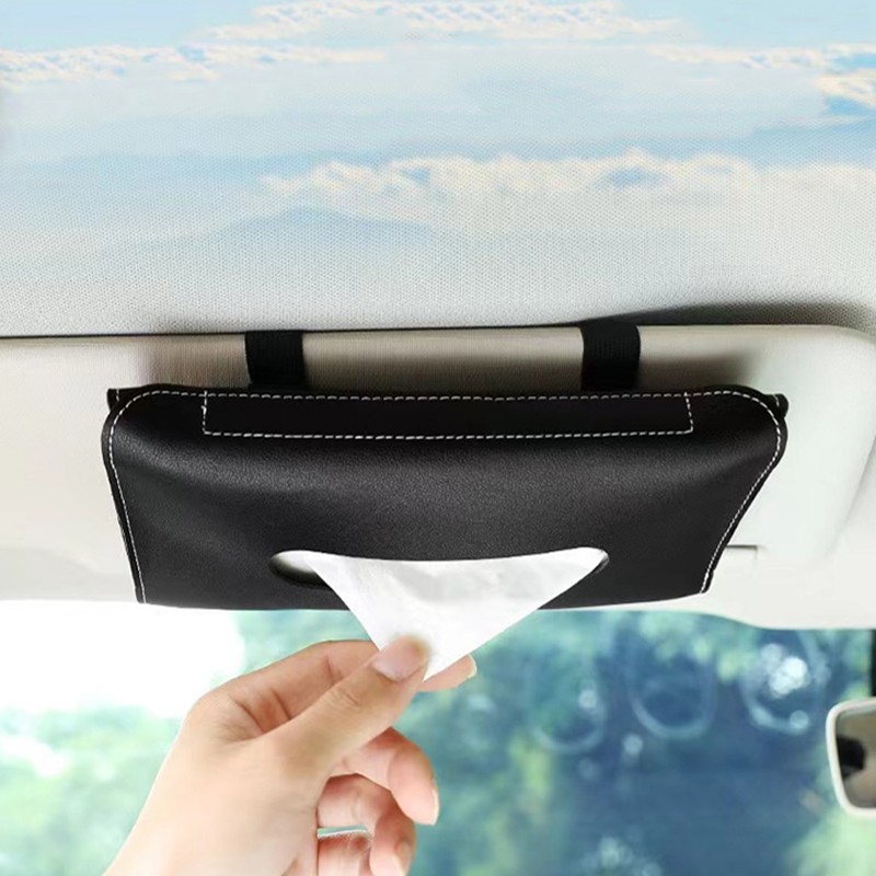 Visor Tissue Bag Manufacturer - Hanging Leather Napkin Holder