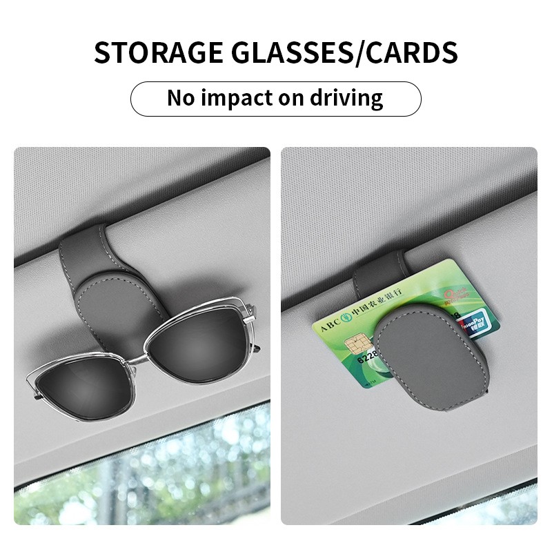 Leather Glasses Clip Manufacturer - Multifunctional Portable Eyewear Display