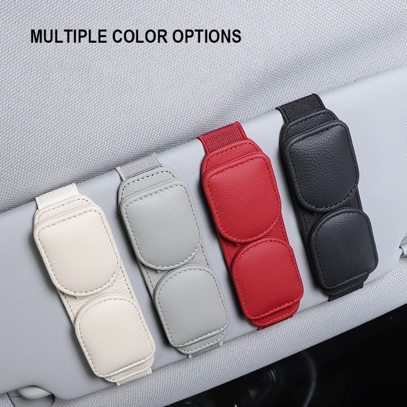 Magnetic Glasses Holder Manufacturer - Double Clip Card Bag Organizer