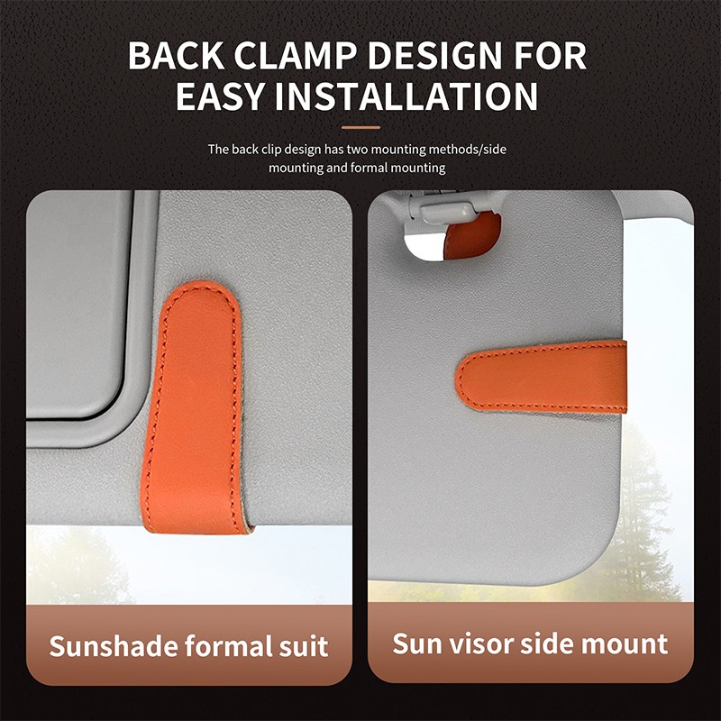 Car Glasses Holder Manufacturer - Multifunctional Double Clip Storage