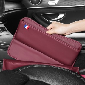 Seat Side Organizer Manufacturer - PU Leather Cup Holder Storage