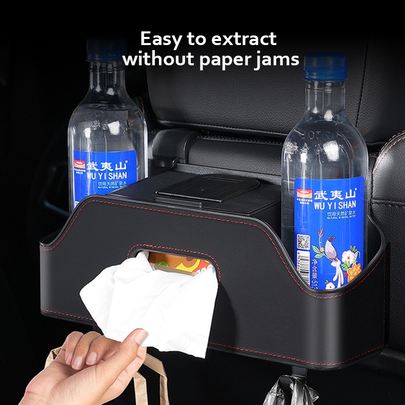 PU Tissue Box Manufacturer - Leather Sun Visor Napkin Holder