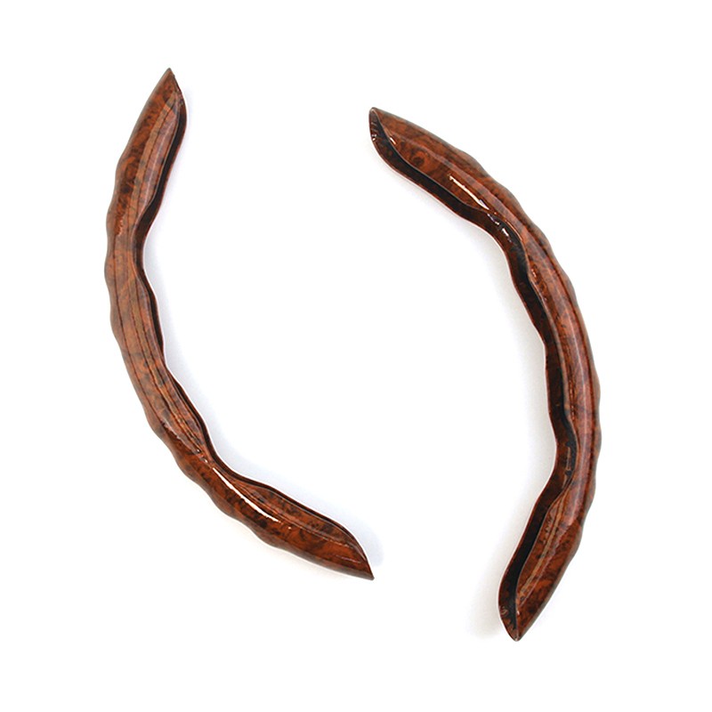 Retro Steering Cover Manufacturer - Mahogany Textured Rudder Protection