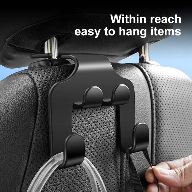 Headrest Hook Manufacturer - Suede Metal Rear Seat Hook