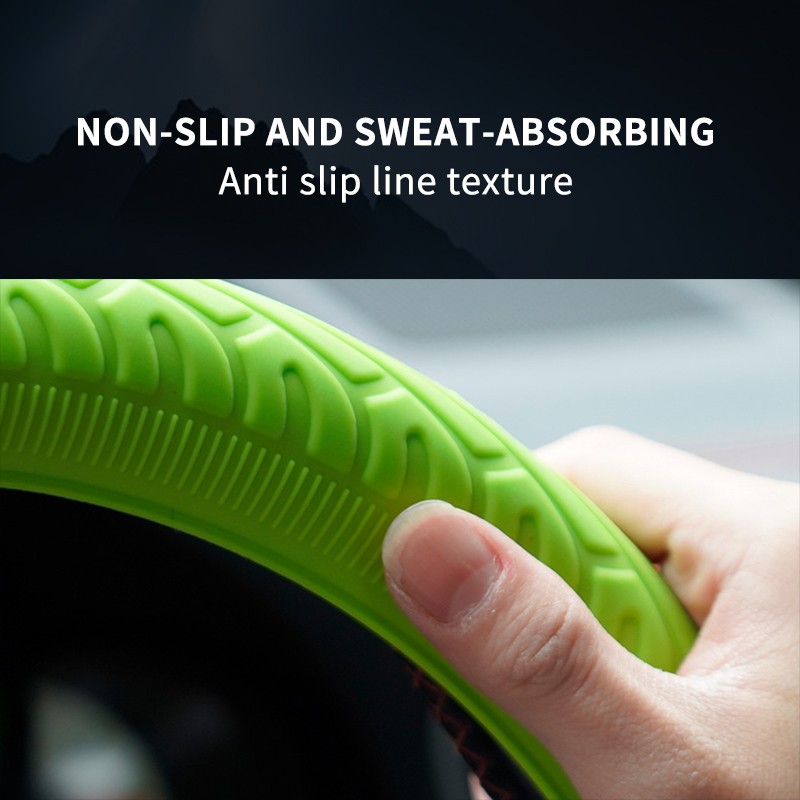 Steering Wheel Cover Manufacturer - Sports Tire Texture Silicone Anti-slip